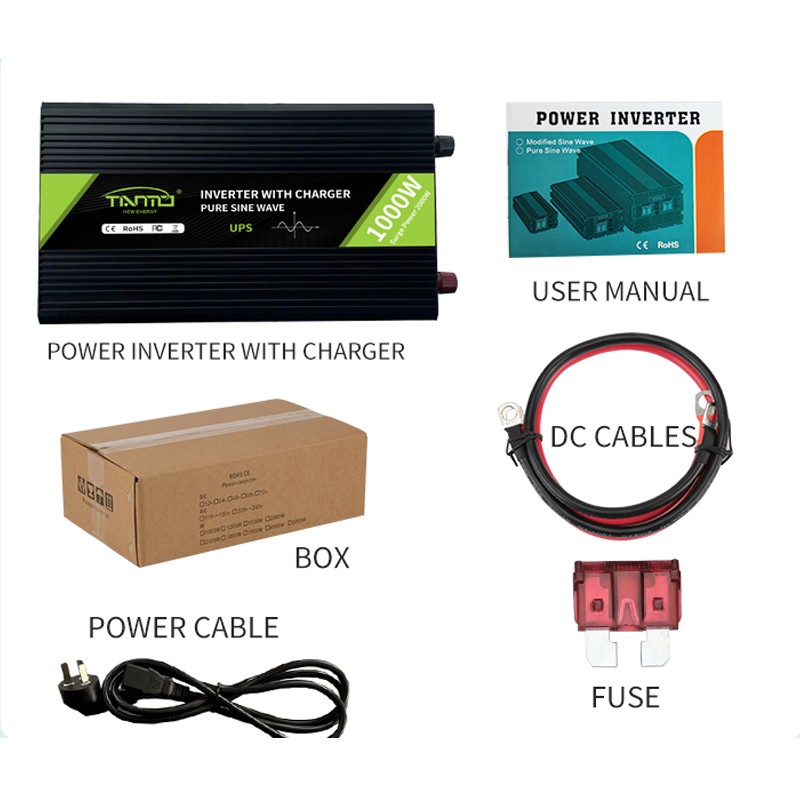 1000W Pure Sine Wave Inverter with Charger(UPS)