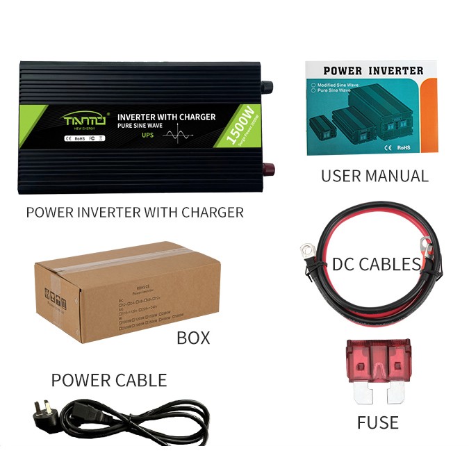 1500W Pure Sine Wave Inverter with Charger(UPS)