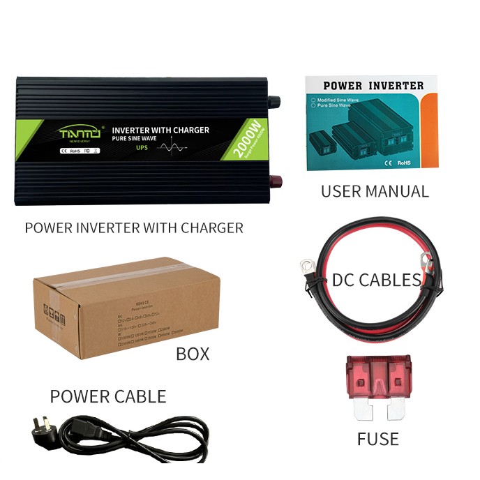 2000W Pure Sine Wave Inverter with Charger(UPS)