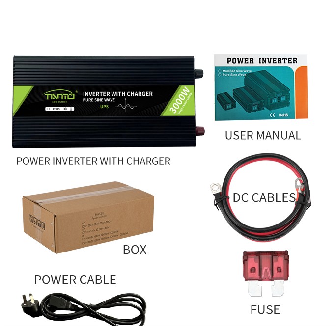 3000W Pure Sine Wave Inverter with Charger(UPS)